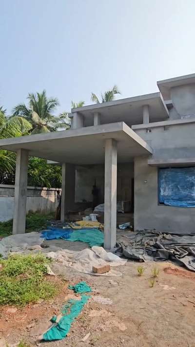 white സിമന്റ് സ്പ്രേ works #allkerala #whitewashing