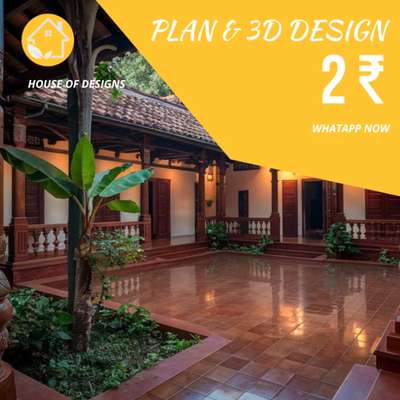 2 SQ/FT ONLY
PLAN & 3D DESIGN  COMBO OFFER 
WHATSAPP NOW