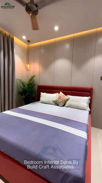 Unique Bedroom Interiors 
#BuildCraftAssociates  #bestwardrobedesigneringreaternoida  #HomeRenovationInterior  #washroominterior #ModularKitchen