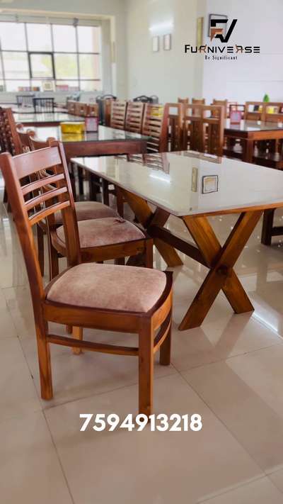 Let good food be the center of attention on this beautiful dining table.
.
.
.
.
.
.
.
.
.
.
.
.
.
.
.
.#furniture #furnitureshop #palakkad #furnituremakeover #furniverse #furnituremaker #furnituremaker #furniverse #furnituremaker #furniturestore #furnituredesign #sofaset #furnitures #diningroomdesign #diningroominspo #diningchairs #diningtable #diningsets #diningroomtable #diningroom #diningroomdecor #diningchair #DiningTable #diningtables #diningtableset #diningtableset #diningroomstyle #diningroomdesign #wooden #trending #trendingnow #instalike #trendingdesign #trendinghouse #trendingaudio