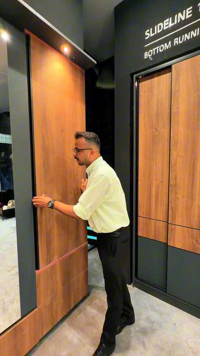 Premium Sliding Wardrobe with Spinning Storage ✨
Spotted at the India Wood Exhibition, this wardrobe goes beyond storage—it’s a statement of engineering and design excellence.
The highlight is the innovative spinning storage system that brings your entire collection within easy reach. No more searching through corners—everything is organized, visible, and effortlessly accessible.
Paired with Hettich’s heavy-duty sliding system and smooth soft-close technology, it delivers durability with a premium user experience.
💎 Key Highlights:
• Spinning storage for 360° accessibility
• Heavy-duty sliding system with high load capacity
• Integrated jewelry and accessory trays
• Dedicated shoe storage
• Long-lasting performance with premium hardware
Designed for modern homes that value both luxury and intelligent functionality.
#LuxuryWardrobe #SlidingWardrobe #Hettich #interiordesignkerala  #ModernInteriors #walkincloset  #wardrobedesign  #roomyinteriors  #fayizroomy