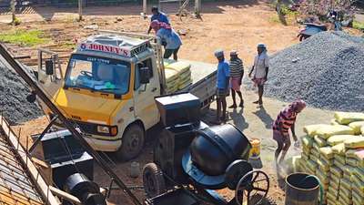 3000 sqft 4 bhk house Concreting #Architect #architectskerala #concreteday
