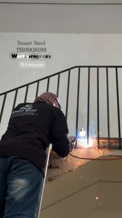 Work progress 🫰 #Weldingwork  #handrailwork  #fabrication_work  #fabricated  #InteriorDesigner  #hadwork  #Contractor  #HouseConstruction  #all_kerala  #new_home  #homedesigning  #Kottayam  #thiruvalla  #Pathanamthitta  #ranni  #ranny  #karukachal  #chenganoor  #manimala  #kozhencherry  #ramapuram  #pala  #erattupetta  #poonjar  #elappara  #kumali  #mundakayam  #erumely  #kanjirappally  #CivilEngineer  #civilwork