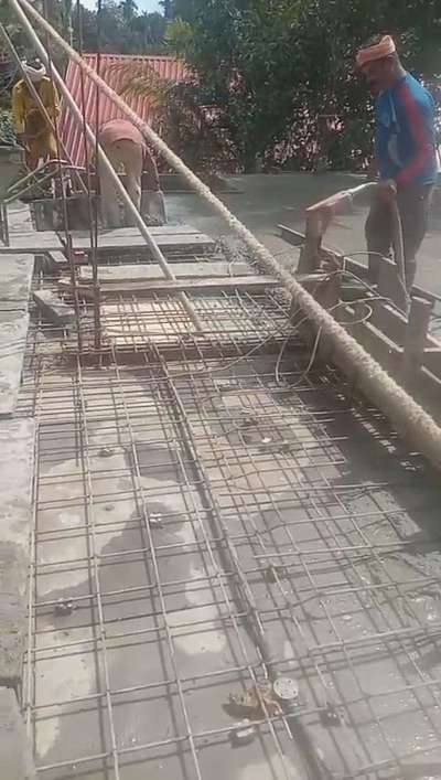 ground floor roof concreting