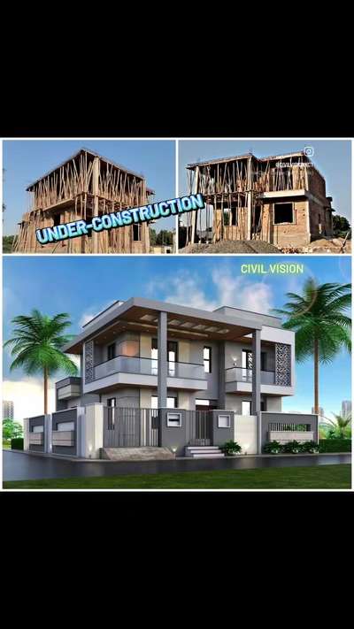 #civilvisionkct  #exterior_Work  #exteriors  #InteriorDesigner  #HouseConstruction  #constructionsite  #civilwork