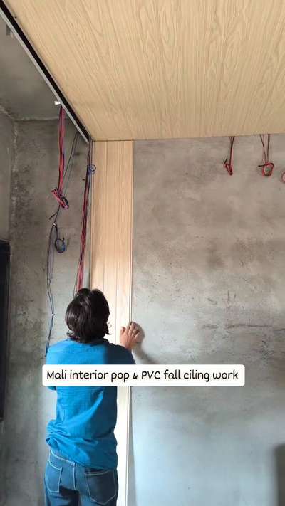 New PVC fall ciling work 
 #PVCFalseCeiling  #popceiling  #HomeDecor  #InteriorDesigner  #popcontractor