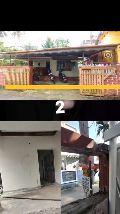 before and after 🥰 renovation work 
location - thripunithura