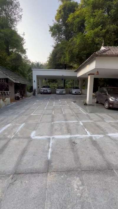 10 m x 6.15 m span car porch.