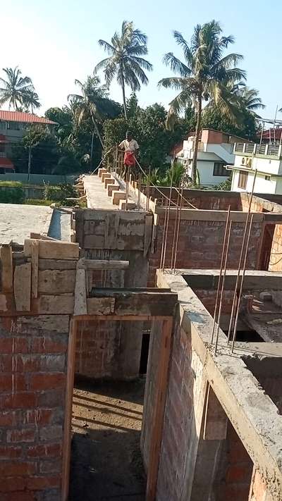 first floor Lintel and sunsid work fineshing site maradu