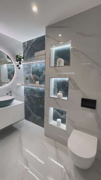 Luxury Bathroom Niches & I deas
 #BathroomDesigns 
 #BathroomTIles  
 #BathroomIdeas 
 #BathroomRenovation 
 #BathroomFittings