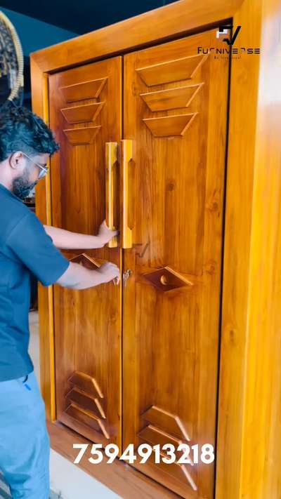 Customised Teak wood wardrobe from Furniverse Palakkad….#wardrobe #interiordesign #fashion #furniture #style #homedecor #interior #kitchenset #bedroom #design #wardrobedesign #ootd #lemari #kitchen #home #furnituredesign#palakkad #furniture #furnituredesign #furnitureshop #homedecor #furnituremaker