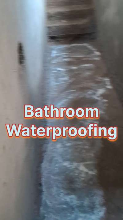 #waterproofingbathroom #bathroomwaterproofing