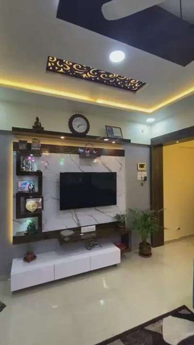 #Interiors 
#livingroom
#furnitures 
#waĺldesign 
#ceiling 
#4DoorWardrobe 
#Flooring