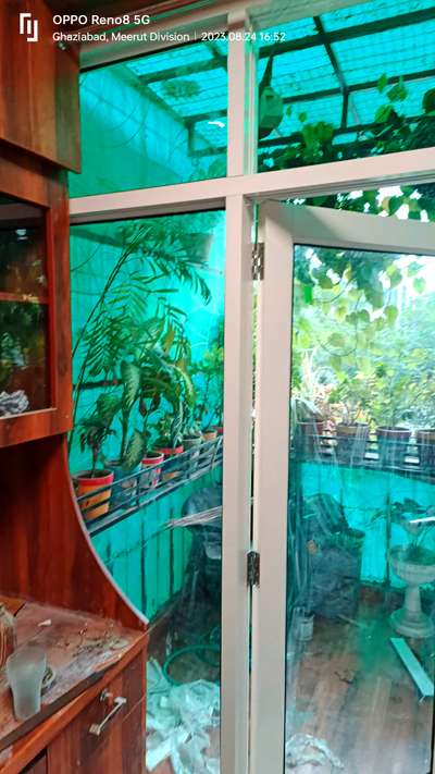 entry gate # aluminium # door  #tafan glass # 9718381714 #