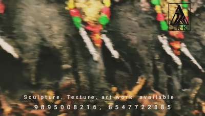 Thrissur pooram texture putty ill cheythu kodukkunnu