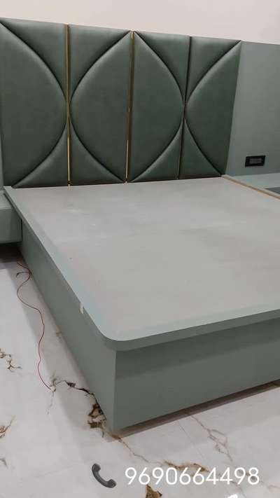 Dubble Bed , sliding almari with dressing table interior