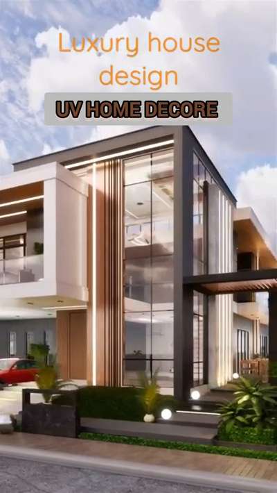 luxury house design 3D exterior Walkthrough video