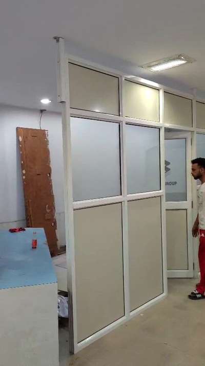 office aluminium partition #