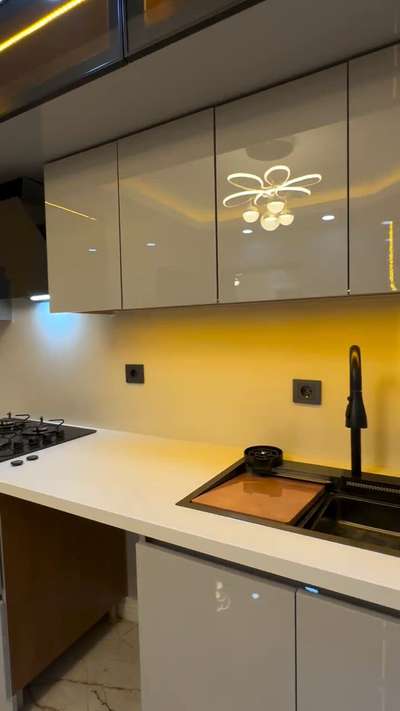#KitchenIdeas  #LShapeKitchen  #ModularKitchen