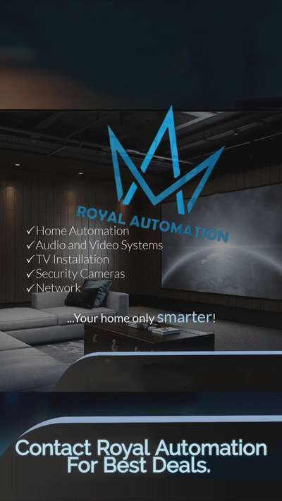 Get home automation solutions from us. 
Time has changed, now having your commands follow isnt a luxury amymore

Yes thats right have all your commands followed:
Turn on the ac,
Change the tv channel,
Turn off the lights or Close up your blinds and curtains without finding the remote or getting up.
Just say the words and have your wish be our command.

Contact us for a free demo and estimate.

#smartliving #smarthome #smartblinds #homeautomationindia #alexa #okgoogle #modularswitches #homeautomation #homedecor#automatedscenes #smartlights #smartindia #airsensor #motionsensor #royalautomation #hometheater #hometheaterexperts #hometheaterdesign #homegoals #movietime #luxurylifestyle #luxuryhomes #luxurious #dreamhome #perfecthouse #powersaving #architecture #architect #interiordesign #internetofthings