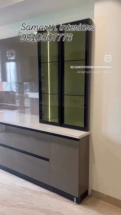 ##FaridabadKitchenDesign, #ModularKitchen, #InteriorDesigner, #HomeDecor