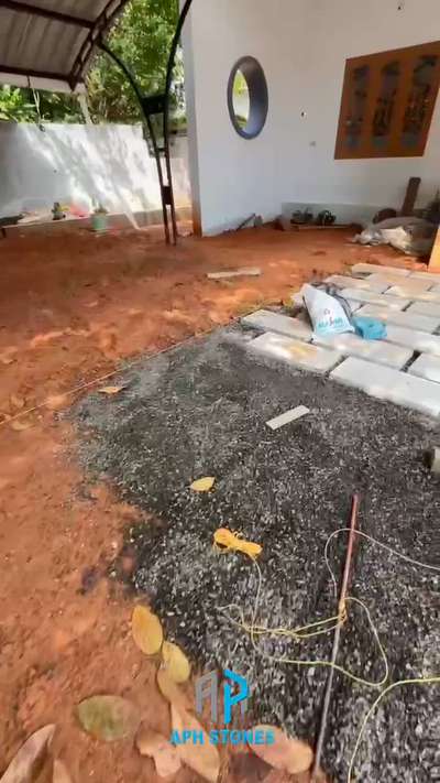 Client name:Suresh
Place :pariyapuram, angadipuram.
Stone : Bangalore stone halfcut with artificial grass and Cobblestone
 
 #BangaloreStone  #kadappastone  #newtrend  #newtrends  #newsite