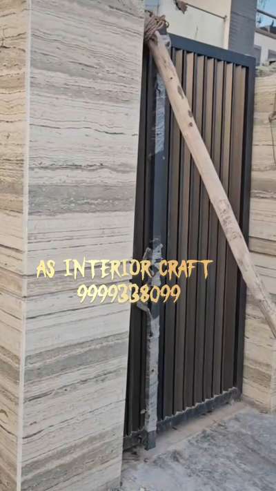 ##as interior craft #provide #aluminum profile gate # trending #home #gate #slidinggates #maingates # #ss pvd cotted reling luxury reling ms gate pvd cotted reling