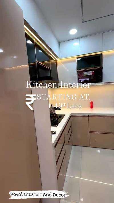 Modular kitchen with highgloss laminate finish.
✅ Complete Installation  
✅ High Quality Designs 
✅ 30 Days Delivery Guaranteed 
✅ Free Consultation 
✅ 10 Years Warranty 
✅ All Hydraulic Hardware Fittings
✅ All Wooden Work HDHMR Board 
 #KitchenIdeas  #KitchenRenovation  #ModularKitchen  #KitchenInterior  #WoodenKitchen  #ModularKitchen  #moderinteriors  #homeinteriordesign  #HomeDecor  #SmallHomePlans  #SmallKitchen  #highquality3d #homerenovation  #KitchenRenovation  #homedesigne  #KitchenDesigns  #KitchenIdeas