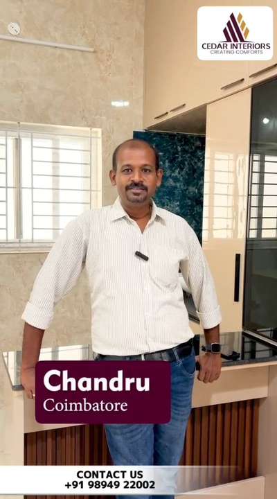 “Complete interior solution by cedar interiors.
DM for quotations.” #ModularKitchen  #MovableWardrobe  #InteriorDesigner