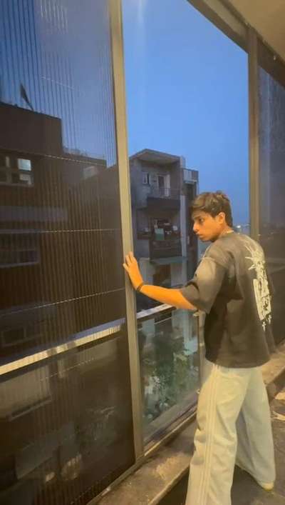 Pleated Aluminium Mesh for Mosquitoes....#pleated mesh#mosquitoes mesh#mesh#balcony mesh#decointeria