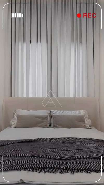 Elegant neutral tones meet a cozy, high-end layout. #Architect  #architecturedesigns  #Architectural&Interior  #architecturekerala  #Armson_homes  #best_architect