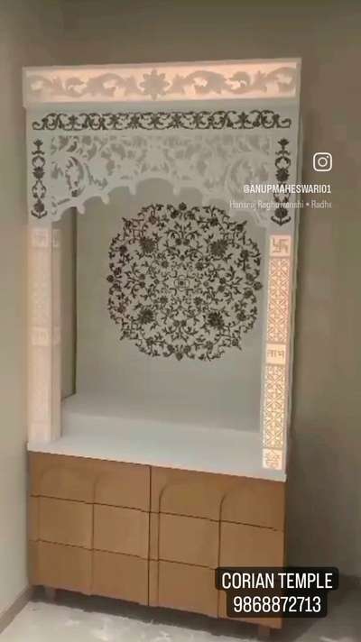 #corian #corian3dface #corianmandir #coriantemple #corianacrylic #coriansheet #coriandesign #HouseDesigns #HomeDecor