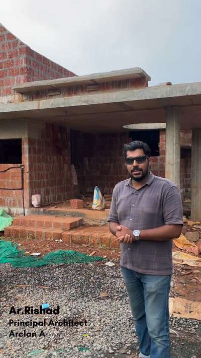 Ongoing single story residence project at Balussery 
.
. 
 #singlestoriedhouse #SlopingRoofHouse #arclanarchitects #arclan #KeralaStyleHouse #tropicalminimalistic #keralahomeinterior