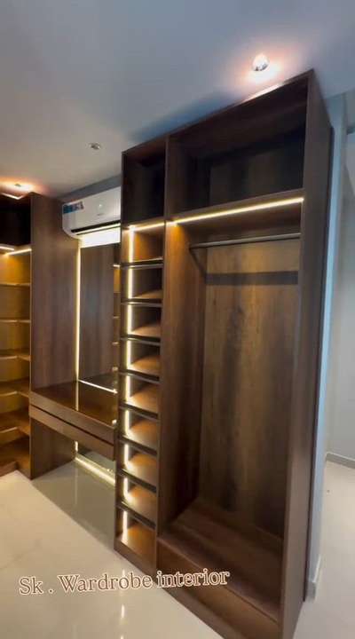 mamta Jangra interior work gurgaon wardrobe