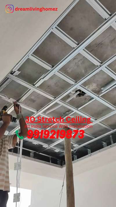 🔧 **How to Install Stretch Ceiling – Step-by-Step Guide!** 🛠️✨

Looking to upgrade your interior? 🚪 Stretch ceilings are modern, stylish & easy to install! Follow this video to learn how it's done ✅

📌 **Installation Steps Covered**:
1️⃣ Frame & border setup
2️⃣ Electrical fittings 🔌
3️⃣ Mounting fabric to clips 🧩
4️⃣ Heat & stretch using heat gun ♨️
5️⃣ Final finish & lighting 💡

Perfect for 🏠 Homes | 🏢 Offices | 🛁 Bathrooms

📞 Contact us for PAN India service
📍 Customized designs available

#StretchCeiling #InteriorDesign #CeilingInstallation #ModernHomes #DIYCeiling #FalseCeiling #HomeDecor 🏠✨