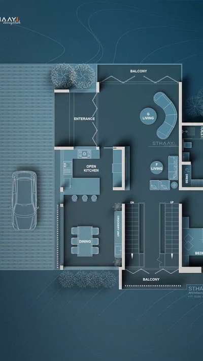 📍Built on a slope. Designed with purpose.

This home sits on a natural hillside,and we didn’t fight the slope, we worked with it. 
A smart split-level layout, a hidden underground floor, and open views from every level. 
Minimal outside, premium inside.

At Sthaayi Design Lab, we believe every plot has potential,even the steep ones.

Now you tell us👇 
💬 Want to see the full outside view? Comment “exterior” 
💬 Curious about what’s under the slope? Comment “underground”

We’ll post whichever gets the most votes next!

#DesignedBySthaayi
#SthaayiDesignLab #SlopedPlotDesign #HillsideHome #ModernHomeDesign #UndergroundHouse #SplitLevelHouse #ExteriorDesign #HomePlanning #SmartArchitecture #HouseOnASlope #KeralaHomeDesign #CalicutArchitect #MinimalLuxury #ArchitectureLovers #NextPostReveal #HouseGoals #SmartLiving #ContemporaryHome #DesignMatters #1635