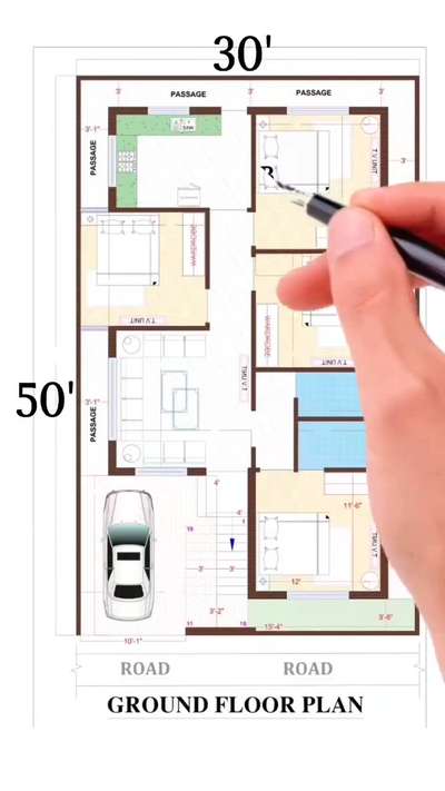 Houseplan30x50#houseplaning#houseplan#homedesign#housesize#30x50 #engeenering #architect