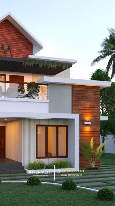 1300 3BHK Home Design  #new_home #homedesignkerala