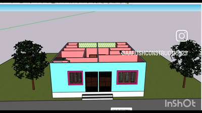 elevation design with interior in 116 yard for two family  #ElevationDesign #NorthFacingPlan #FloorPlans #viralkolo