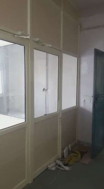 aluminium partition office work