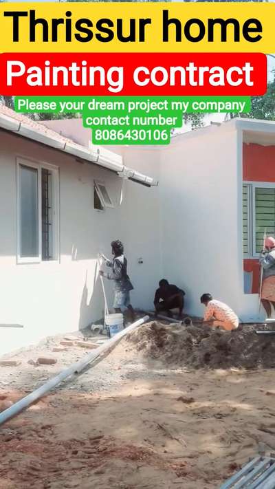 Thrissur home painting contract 

 #thrissur #wallpaiting  #homeinterior