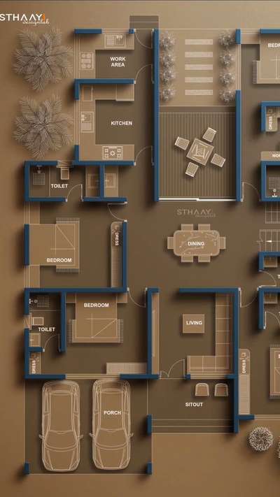 Elevate your living experience with a perfectly balanced blend of functionality and aesthetics. Designed to inspire, built to last. 🏡✨
Sthaayi Design Lab—where your dream home becomes a reality.

Follow @sthaayi_design_lab for more inspiring designs!"

#ArchitecturalDesign #ModernLiving #DreamHome #SthaayiDesignLab #HomeDesign #InteriorDesign #ArchitectureLovers #SustainableDesign #LuxuryLiving #DesignInspiration #2182sq.ft