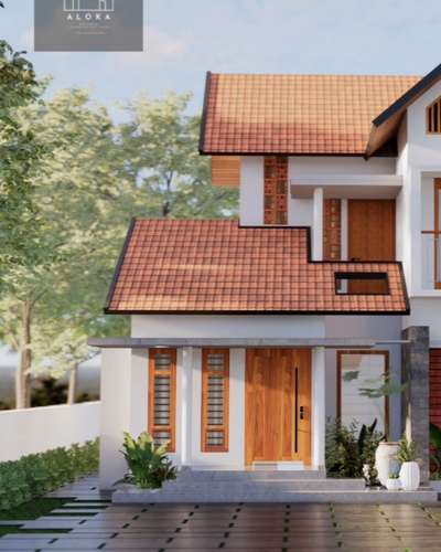 🏠❤️
.
 #KeralaStyleHouse #ElevationHome #homeinterior #exteriordesigns #alokabuilders #keralatraditionalmural #tropicalhouse #LandscapeGarden #landscapedesigns #Palakkad #budgethomeplan #houseplan #pattambi