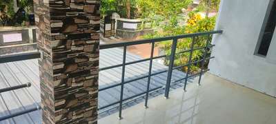 balcony റെയിൽസ് gi pippe സിംപിൾ ഡിസൈൻ  #StainlessSteelBalconyRailing  #gipipe #StaircaseHandRail