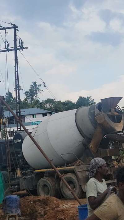 Piling, concreting etc for a plant