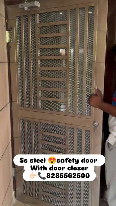 😍 stainless steel 💪🏻 safety entrance door 🚪 
. strong 🪨 and safety purpose.
watsapp...👉🏻📞
.work Delhi 110051
 luxmi nagar Krishna Nagar Geeta colony 
.
khureji khas..


Bismillahfabrication unique design 😍 


 #kolo  #kolohindi  #kolohindi  #koloindial  #koloviral  #kolopost  #kolodelhi  #koloviral  #koloviwe  #kolodesign  #weldingwork  #welder  #welder  #welldingwork  #bismillahfabricationweldingwork  #kolotrending  #kolotrenfingreel  #kolotrendingpost  #kolotrendreels  #kolotrendingdesigns  #kolotrendingvideo