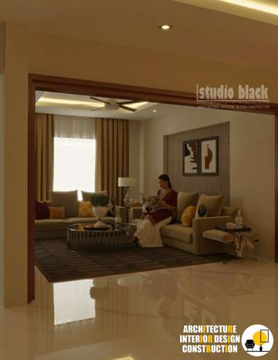 "Interior for Living room of Luxury Apartment @ Gold Tower Vazhakala by team Studio Black.."  #InteriorDesigner #LivingroomDesigns #apartmentdesign #apartment_interior #LivingRoomSofa #architecturedesigns