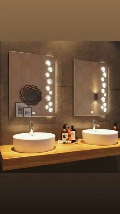 #LED_Sensor_Mirror #blutooth_mirror #mirror_wall #GlassMirror #mirrorwork #ledmirrors #lexury #ledmirrors #customise