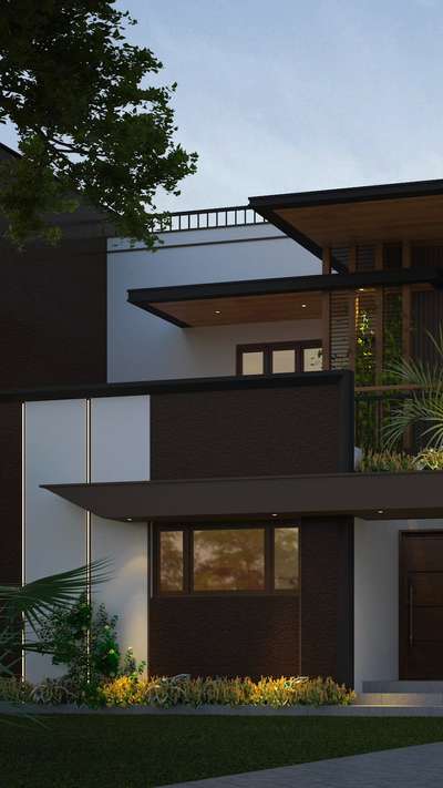 #modernarchitecture #KeralaStyleHouse #ContemporaryHouse #ElevationHome #homelove #architecturedesigns