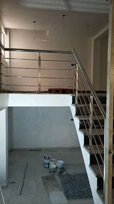 Stair railing  #GlassHandRailStaircase  #GlassStaircase  #StaircaseDesigns